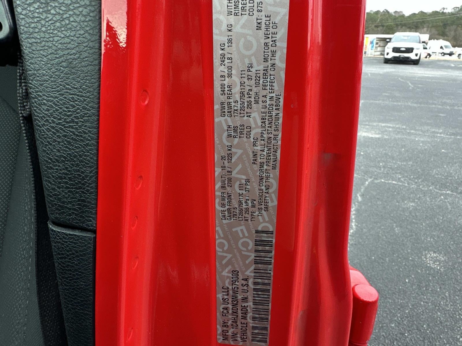 2021 Jeep Wrangler Unlimited Willys