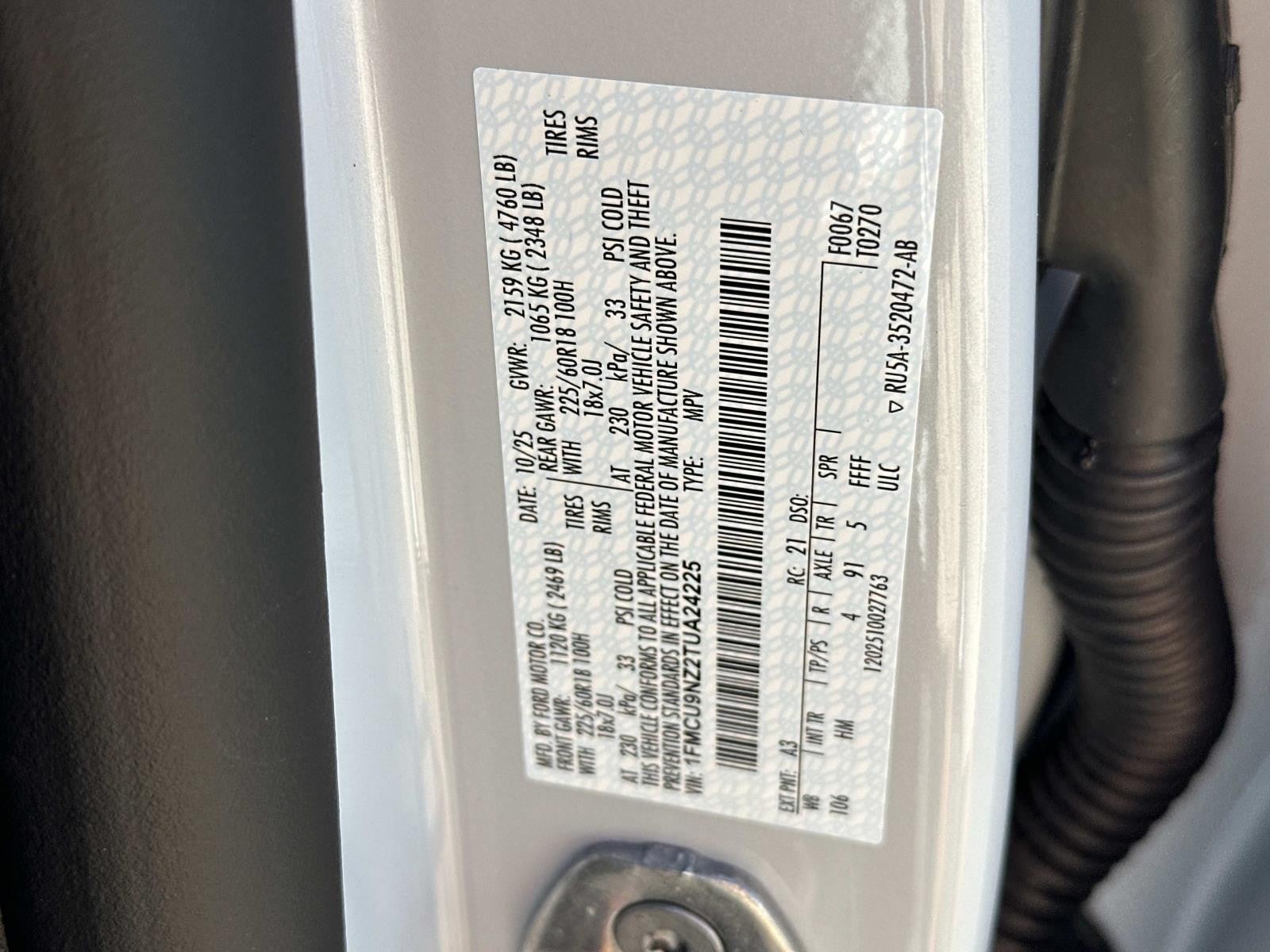 2026 Ford Escape ST-LINE SELECT AWD