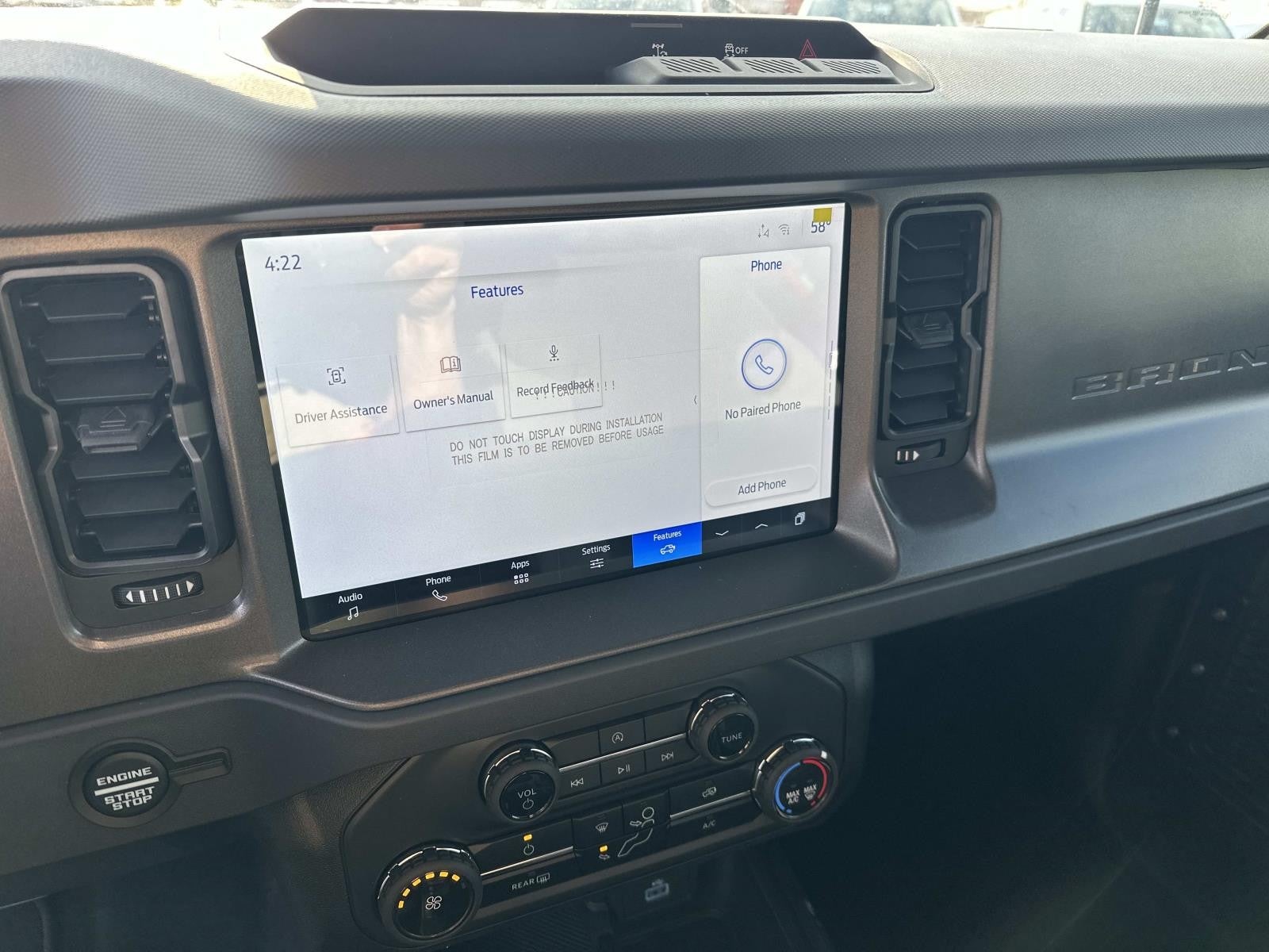 2025 Ford Bronco BASE 4 DOOR 4X4 PUG PACKAGE