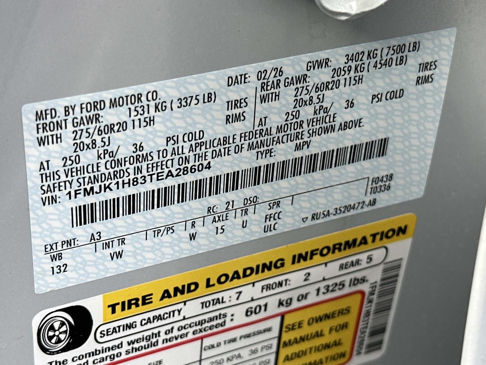 2026 Ford Expedition Max ACTIVE 4X2