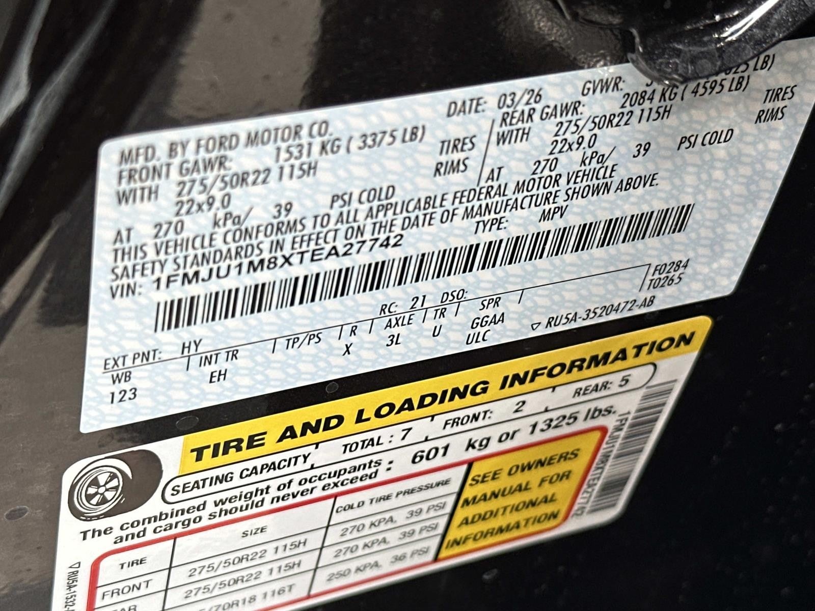 2026 Ford Expedition PLATINUM 4X4