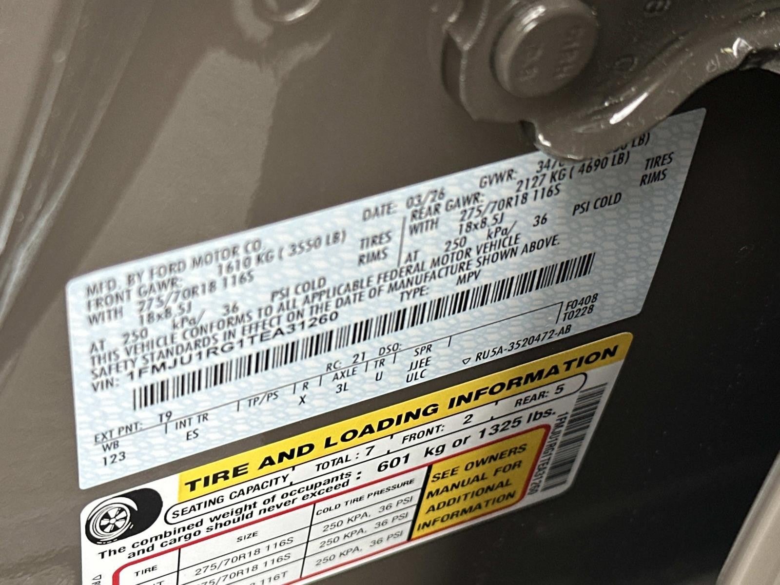 2026 Ford Expedition TREMOR 4X4