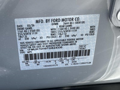 2026 Ford Explorer ACTIVE RWD