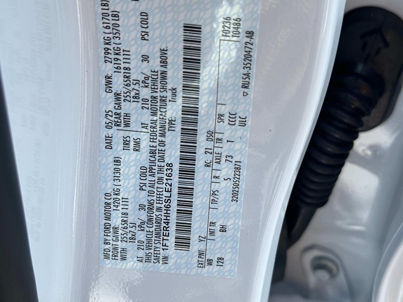 2025 Ford Ranger XLT 4WD SUPERCREW 5' BOX