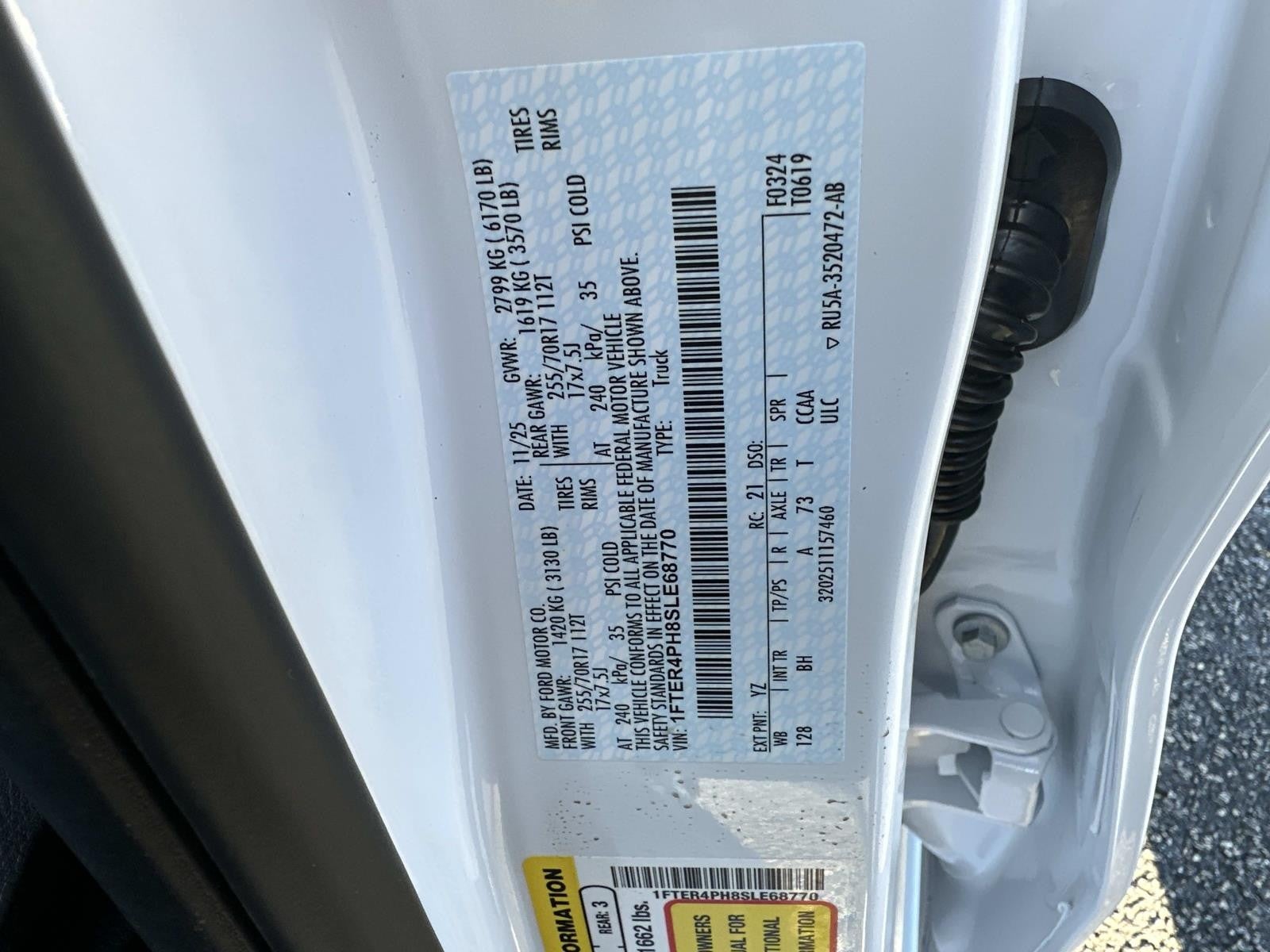 2025 Ford Ranger XL 4WD SUPERCREW 5' BOX