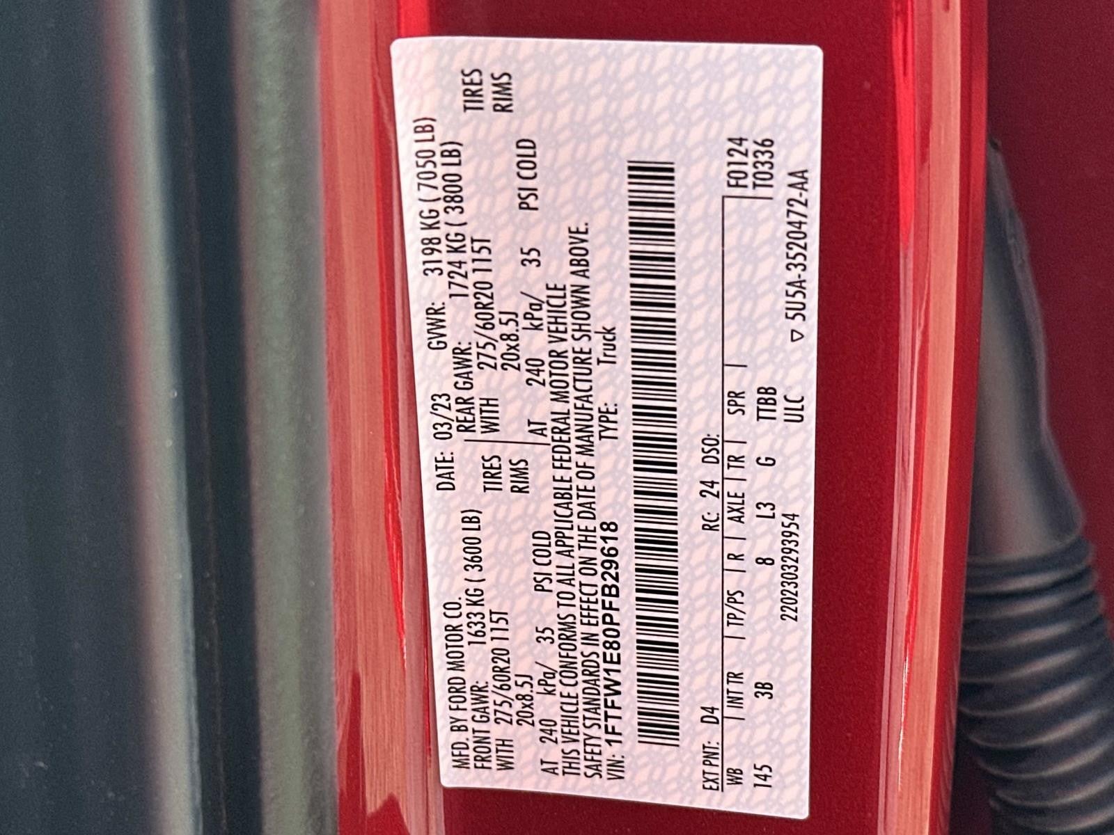 2023 Ford F-150 Platinum