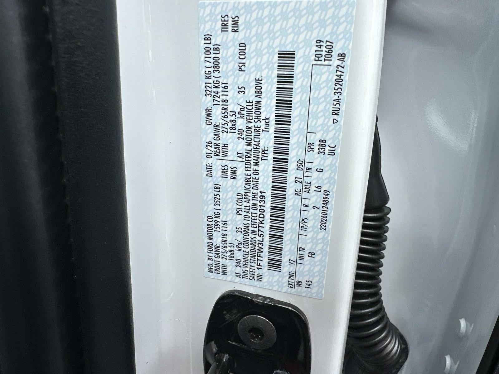 2026 Ford F-150 XLT 4WD SUPERCREW 5.5' BO PUG PACKAGE