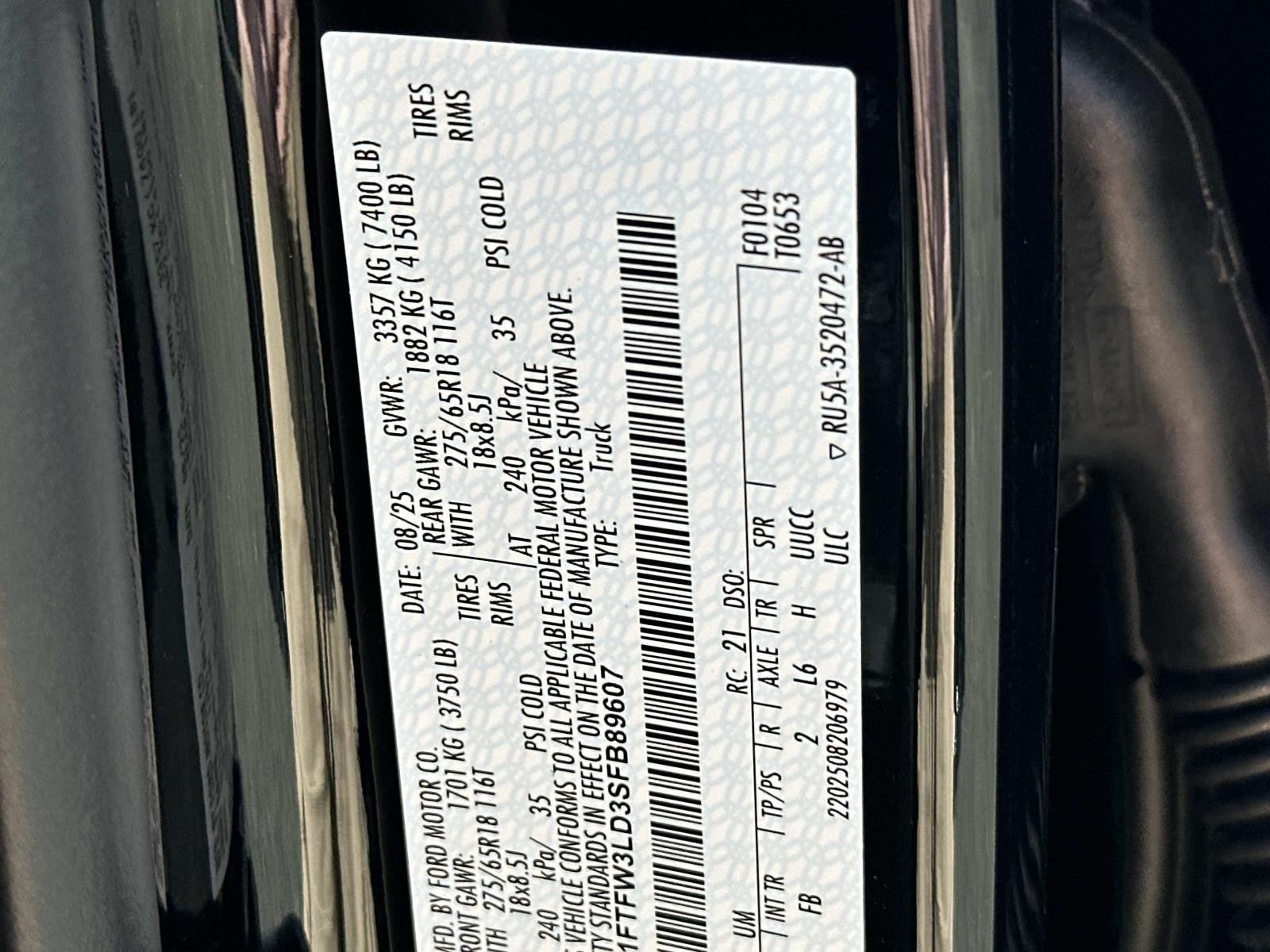 2025 Ford F-150 XLT 4WD SUPERCREW 5.5' BO