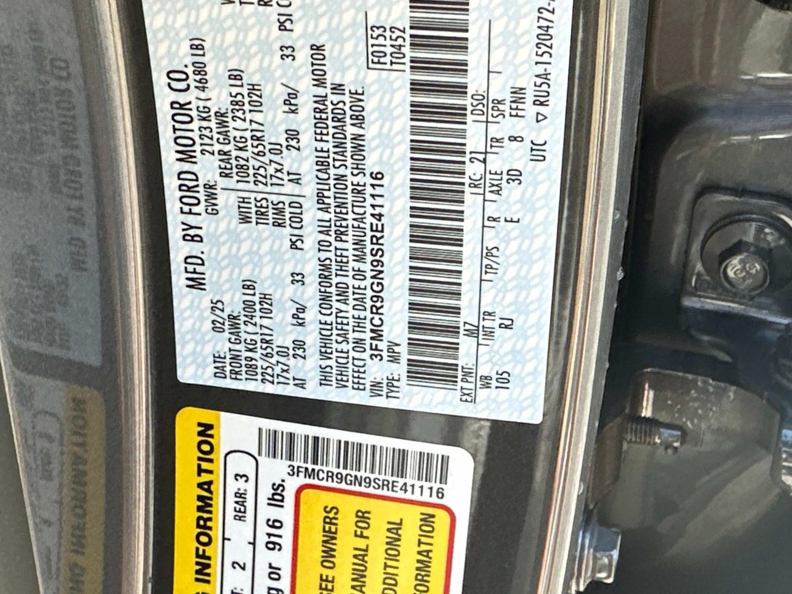 2025 Ford Bronco Sport HERITAGE 4X4