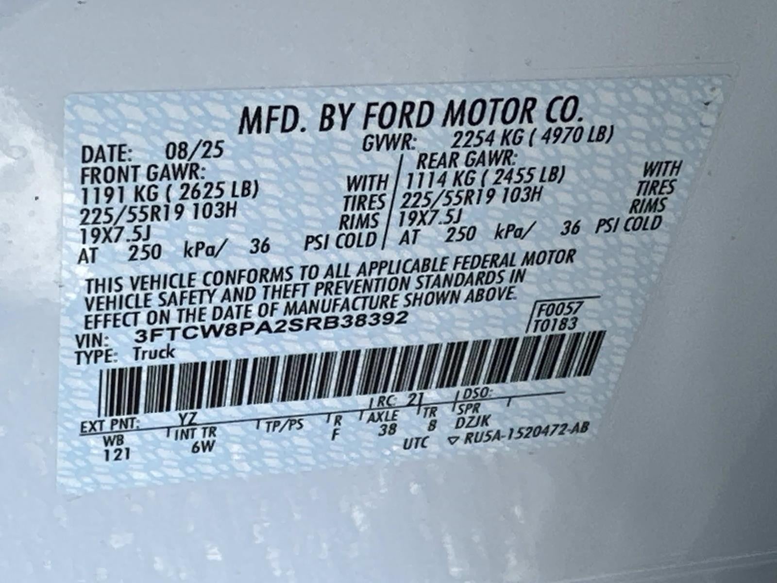 2025 Ford Maverick LOBO HIGH AWD SUPERCREW