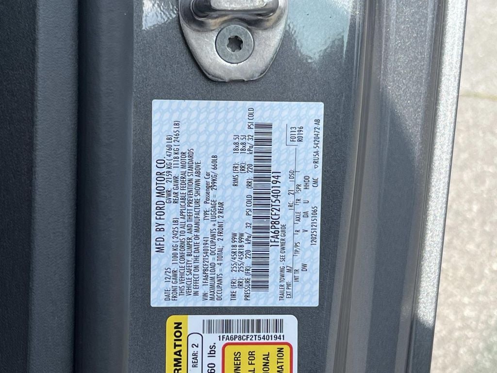 2026 Ford Mustang GT Fastback