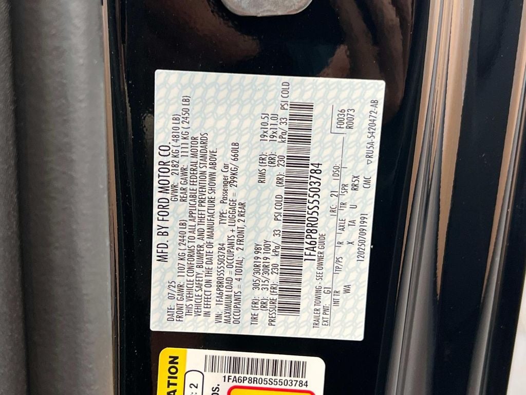 2025 Ford Mustang Dark Horse