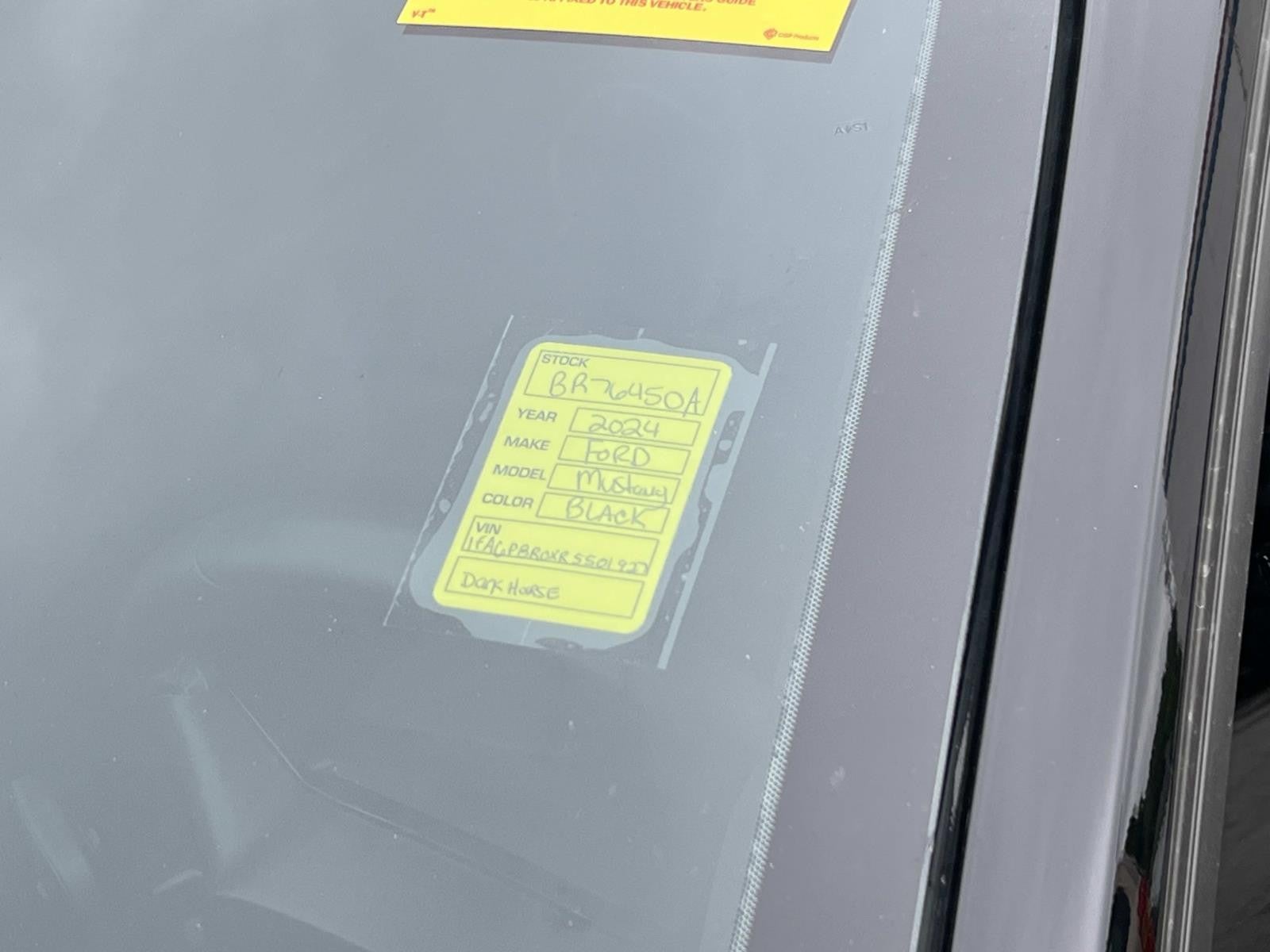 2024 Ford Mustang DARK HORSE FASTBACK