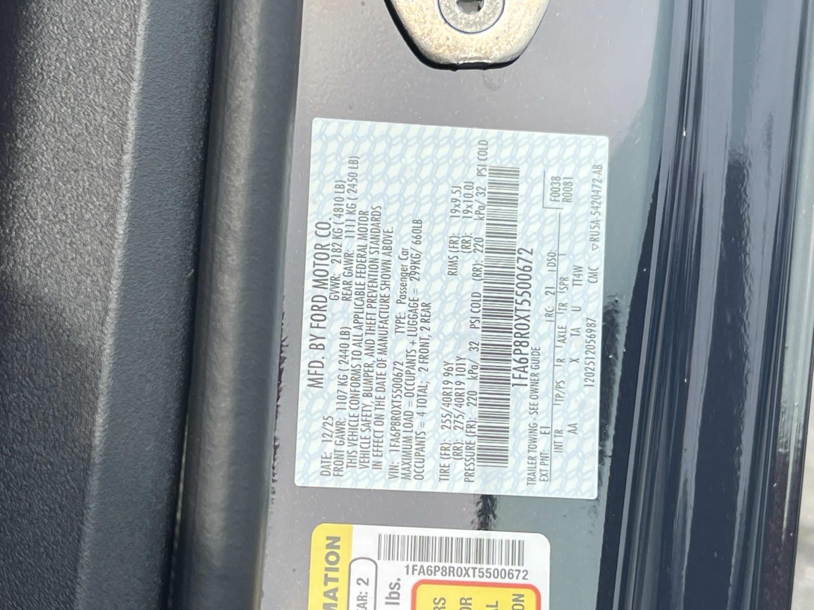 2026 Ford Mustang DARK HORSE FASTBACK