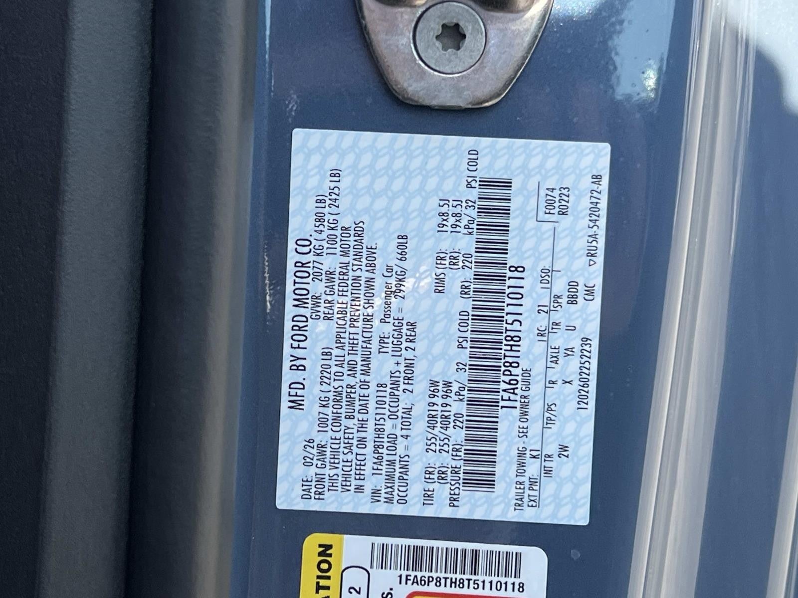 2026 Ford Mustang ECOBOOST PREMIUM FASTBACK