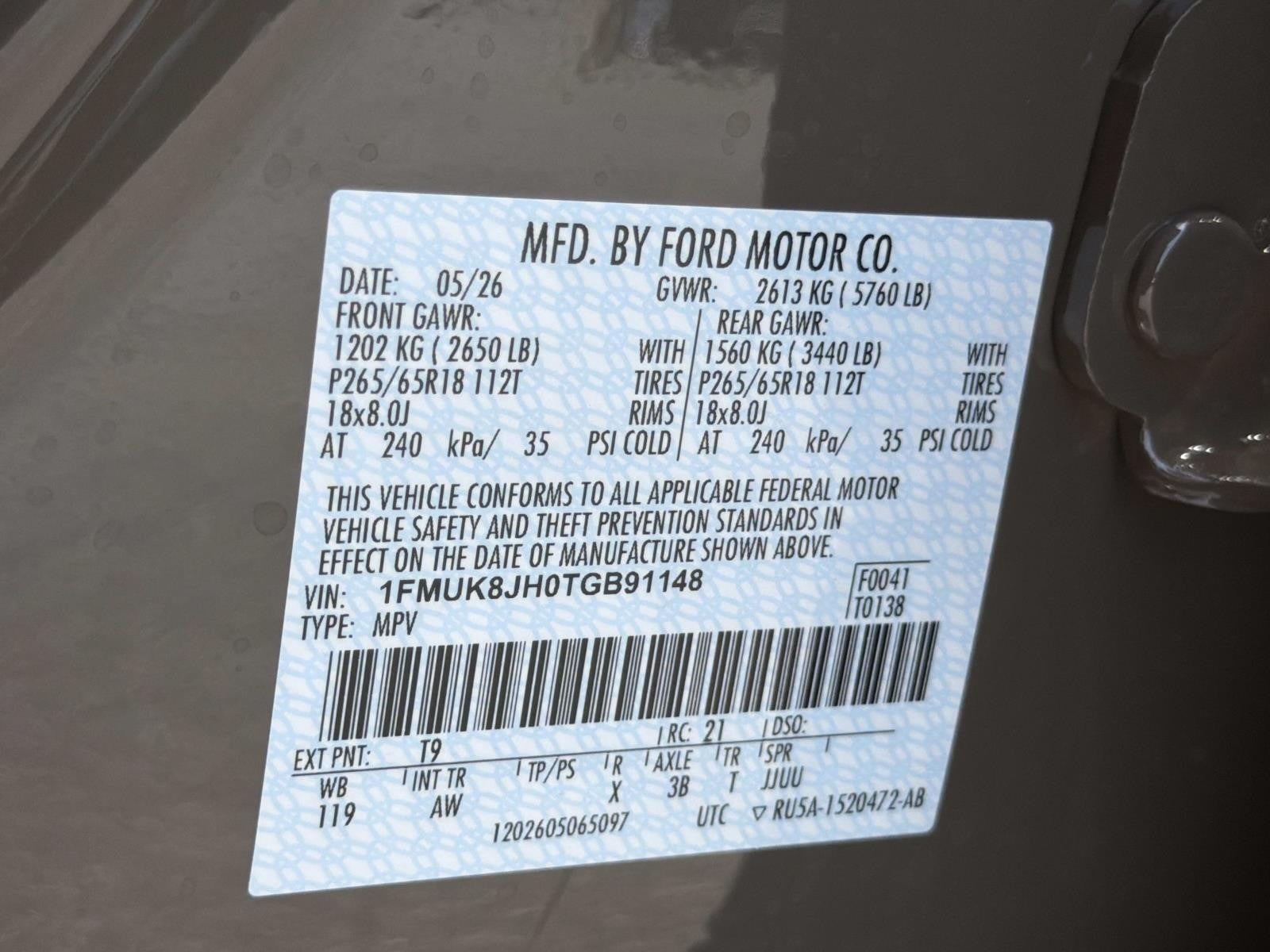 2026 Ford Explorer TREMOR 4WD