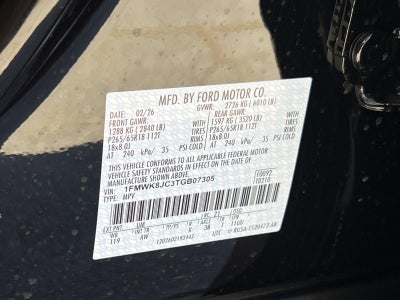 2026 Ford Explorer TREMOR 4WD