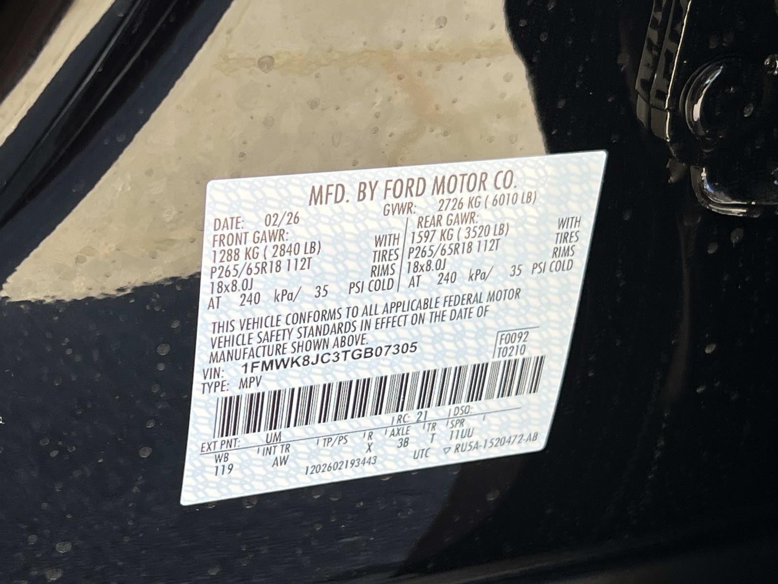 2026 Ford Explorer TREMOR 4WD