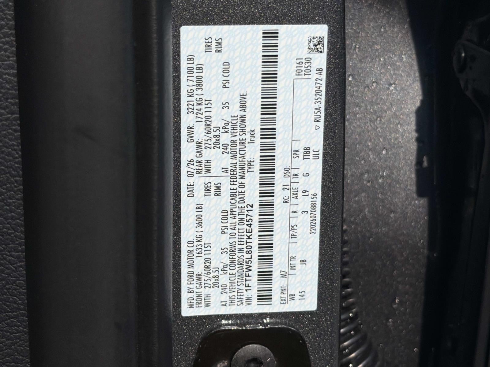 2026 Ford F-150 LARIAT 4WD SUPERCREW 5.5'