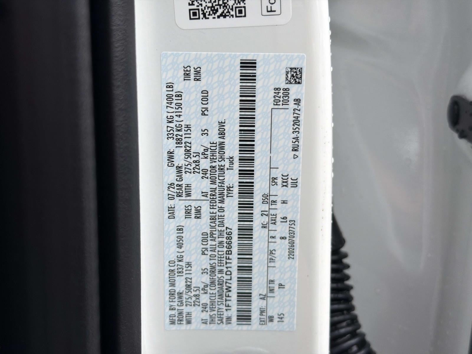 2026 Ford F-150 PLATINUM 4WD SUPERCREW 5.
