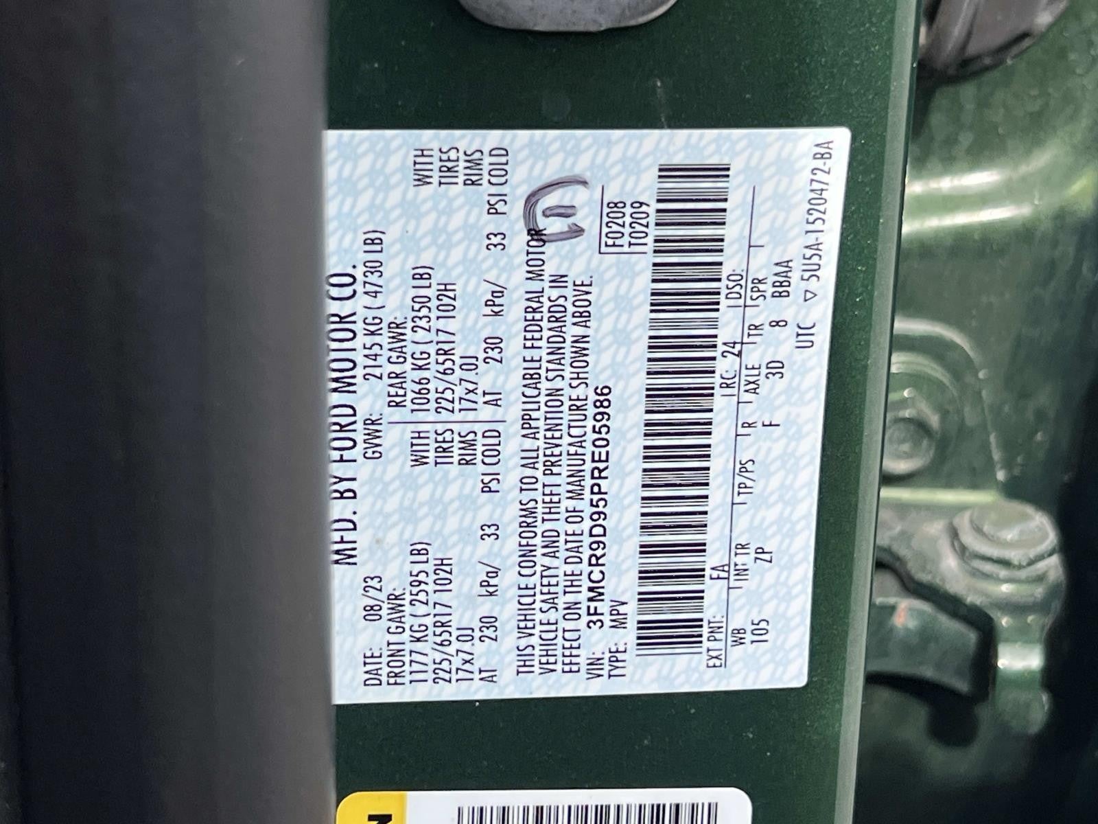 2023 Ford Bronco Sport BADLANDS 4X4