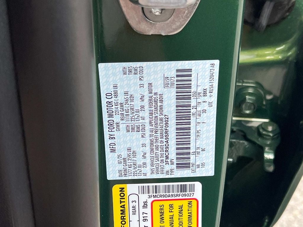 2025 Ford Bronco Sport Badlands