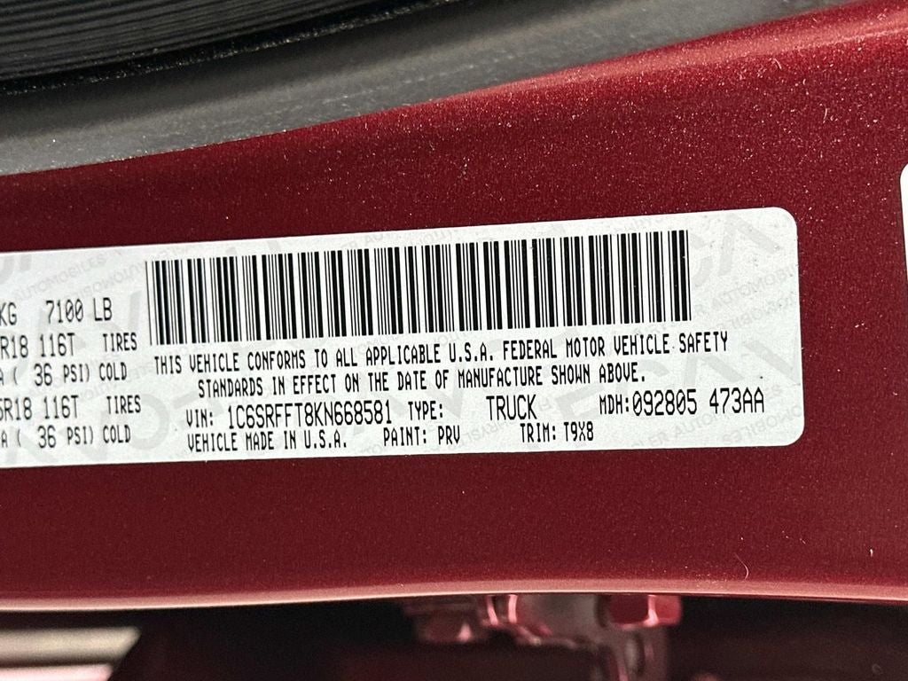 2019 RAM 1500 Big Horn/Lone Star