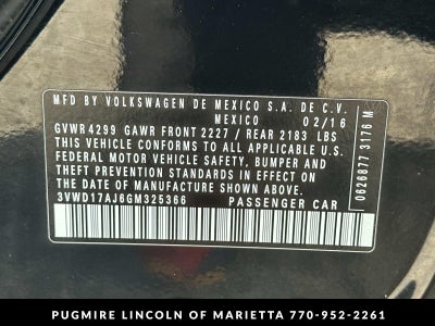 2016 Volkswagen Jetta 1.8T Sport