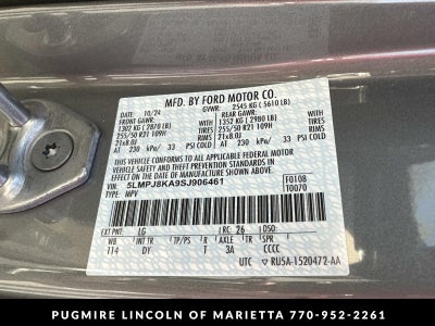 2025 Lincoln Nautilus Reserve