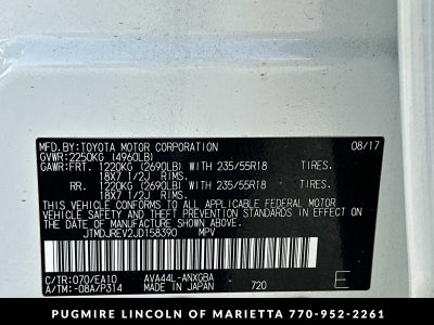 2018 Toyota RAV4 Hybrid Limited