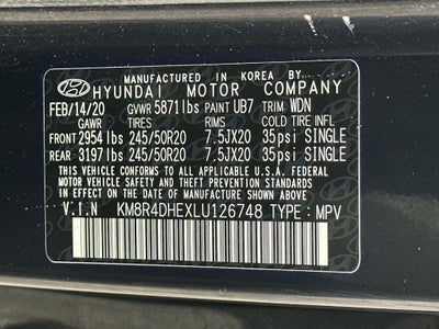 2020 Hyundai Palisade SEL