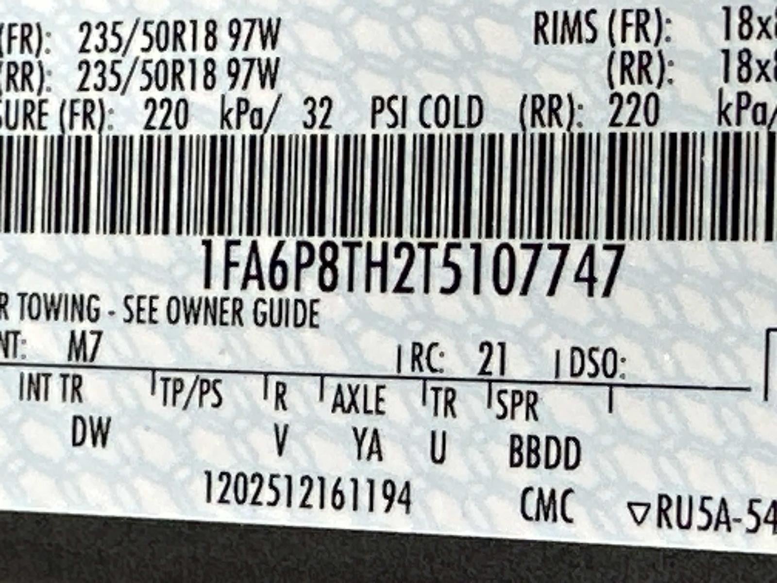 2026 Ford Mustang ECOBOOST FASTBACK