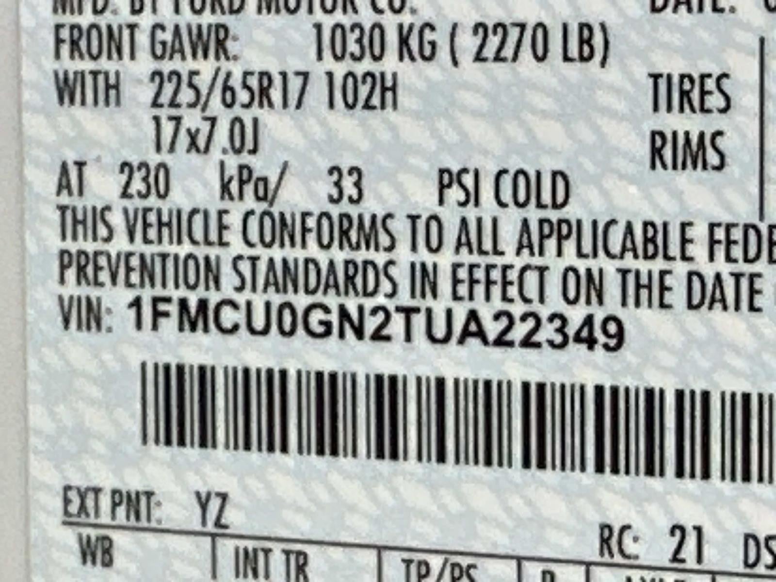 2026 Ford Escape ACTIVE FWD