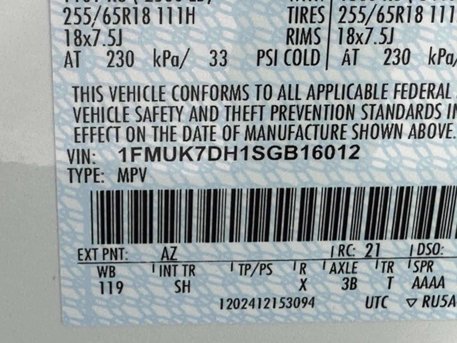 2025 Ford Explorer ACTIVE RWD