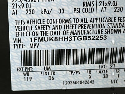 2026 Ford Explorer PLATINUM 4WD
