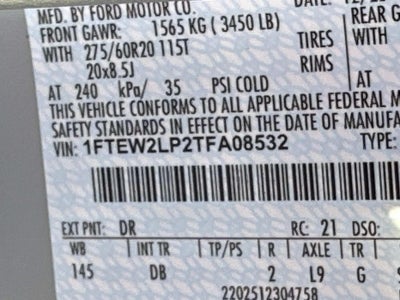 2026 Ford F-150 STX 4WD SUPERCREW 5.5' BO