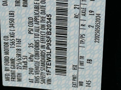 2025 Ford F-150 XLT 4WD SUPERCREW 5.5' BO