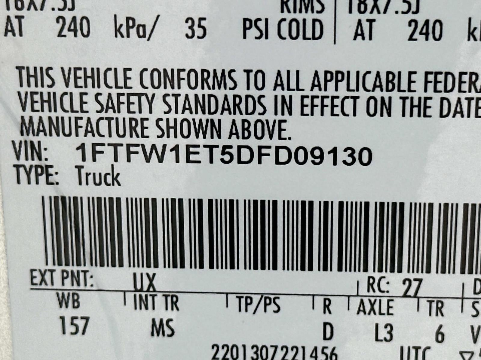 2013 Ford F-150 CREW