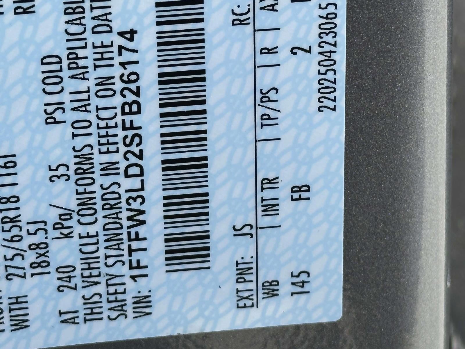 2025 Ford F-150 XLT 4WD SUPERCREW 5.5' BO