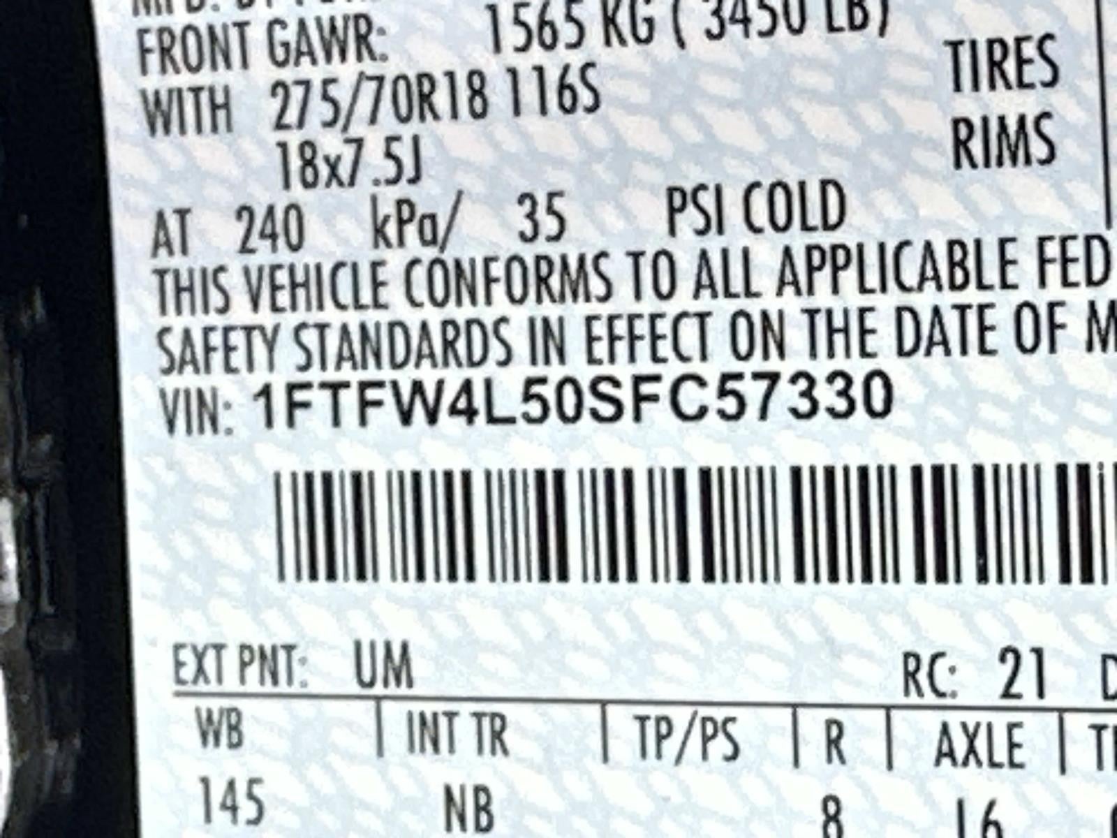 2025 Ford F-150 TREMOR 4WD SUPERCREW 5.5'