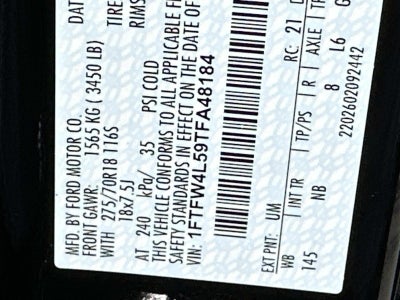 2026 Ford F-150 TREMOR 4WD SUPERCREW 5.5'