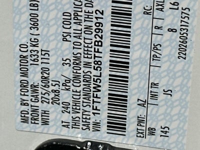 2026 Ford F-150 LARIAT 4WD SUPERCREW 5.5'
