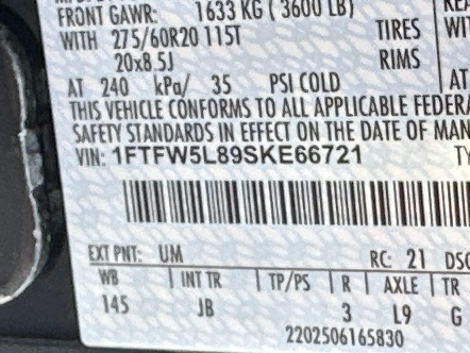 2025 Ford F-150 LARIAT 4WD SUPERCREW 5.5'