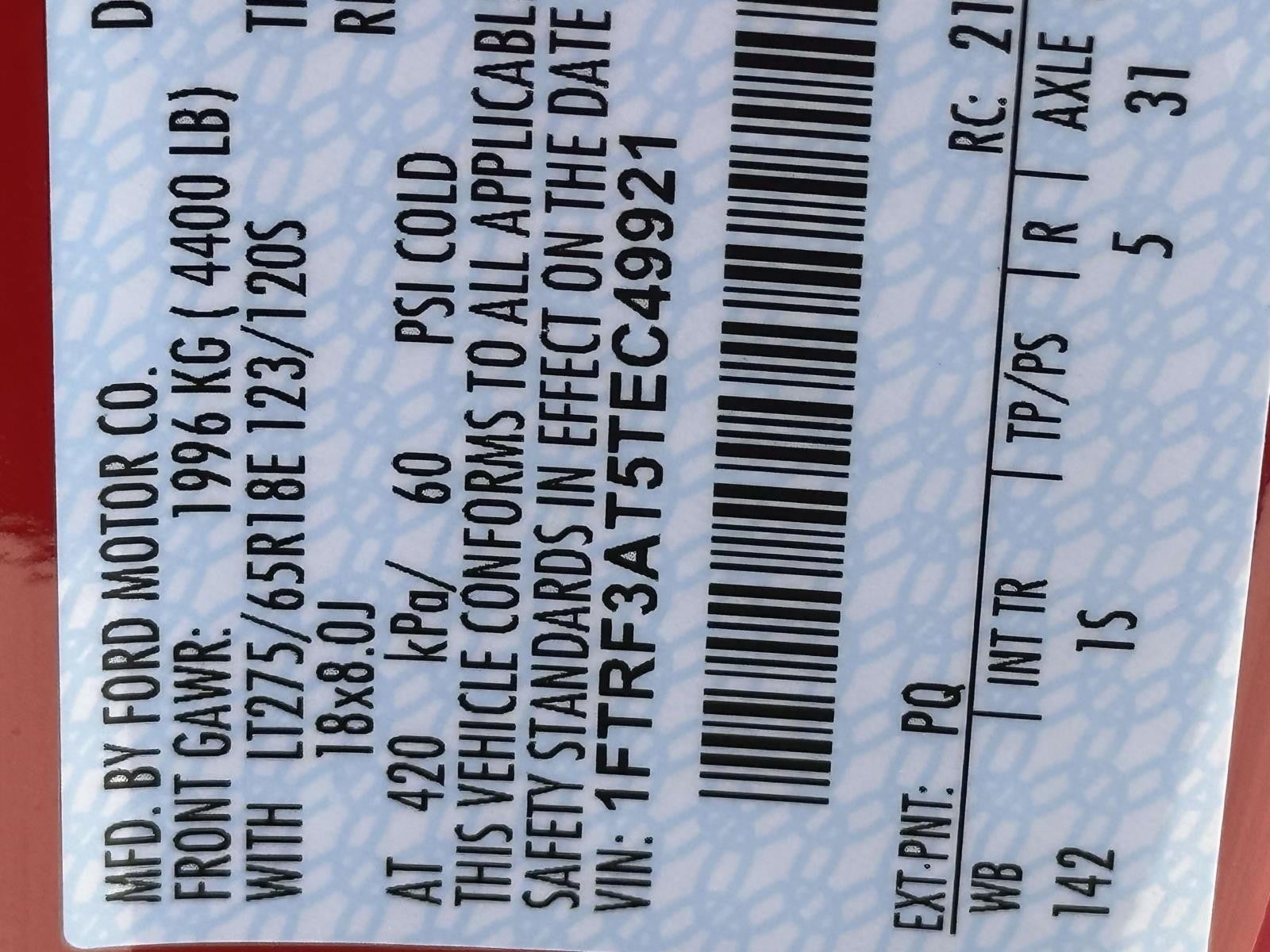 2026 Ford Super Duty F-350 SRW XL 2WD REG CAB 8' BOX