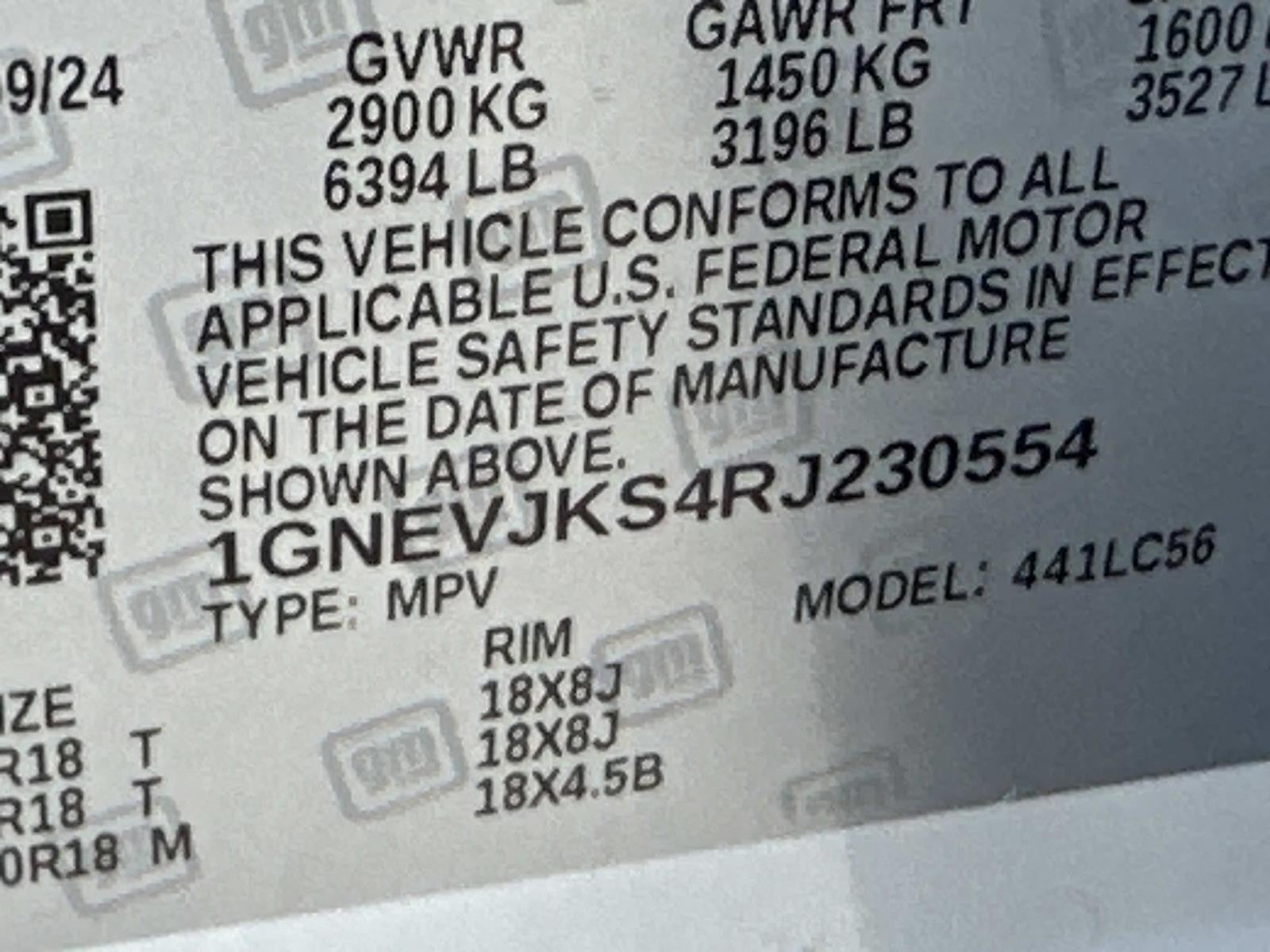 2024 Chevrolet Traverse AWD Z71