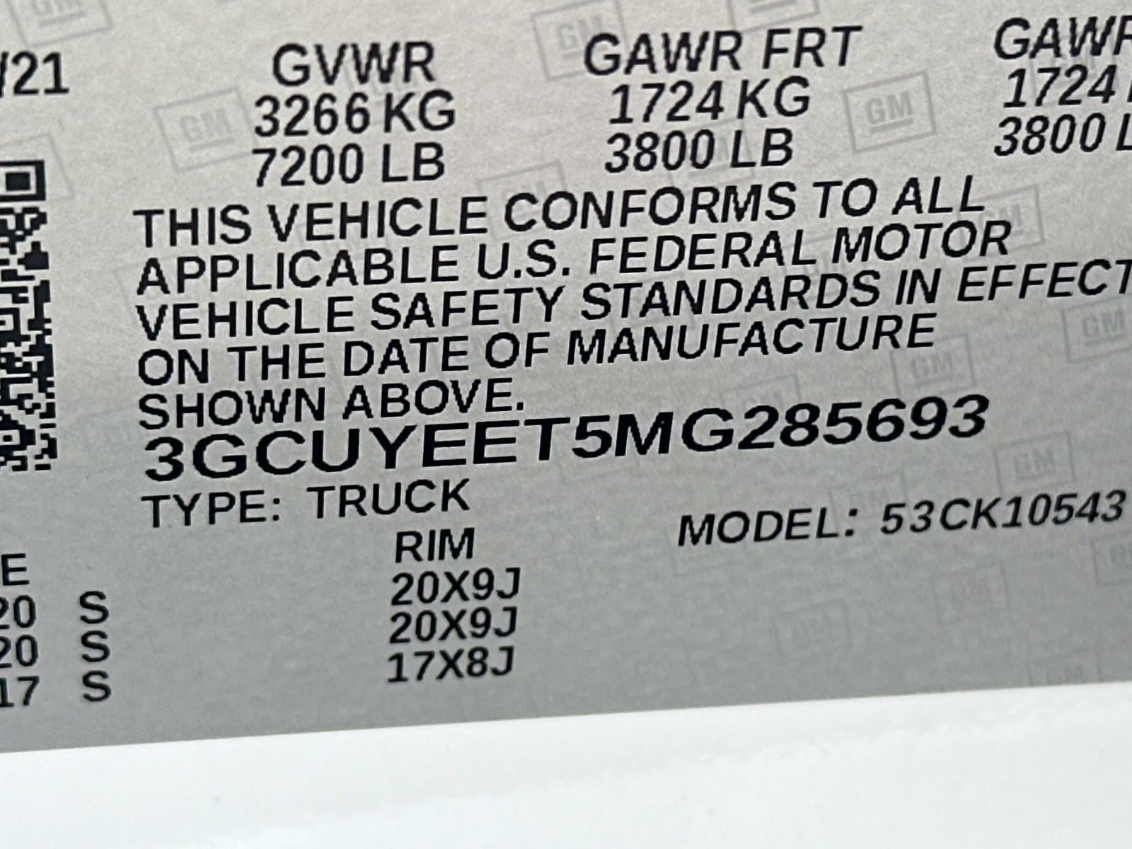 2021 Chevrolet Silverado 1500 4WD CREW CAB 147 RST
